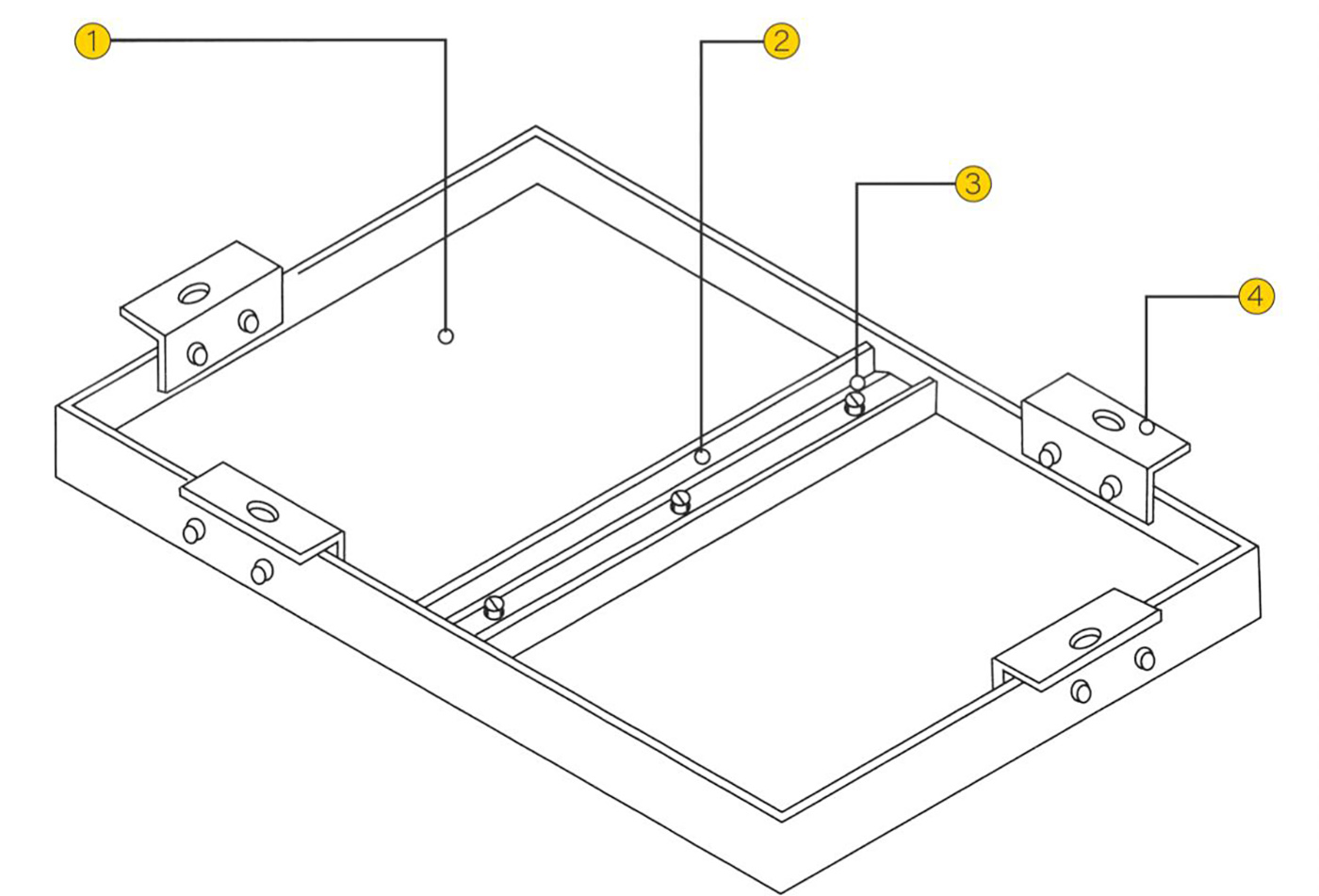 Mono-layer Aluminum Alloy Curtain Wall Plate Component Fig