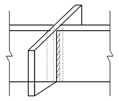 रिब्ड ग्लास पूर्ण गिलास पर्दे की दीवार (1)
