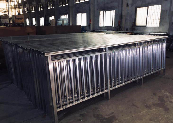 varanda de aluminio pasamáns balaustradas Configuracións b